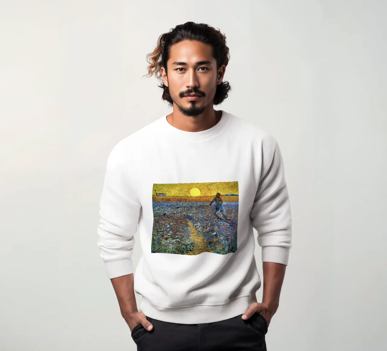 Il seminatore - Vincent van gogh felpa da Sylviepaint