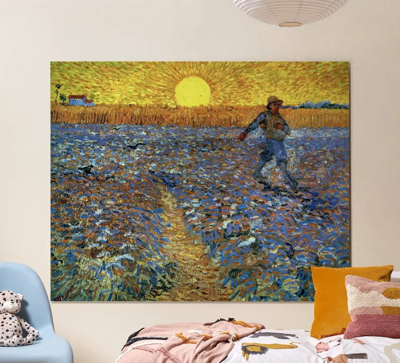 Der Sämann - Vincent van gogh Poster von Sylviepaint