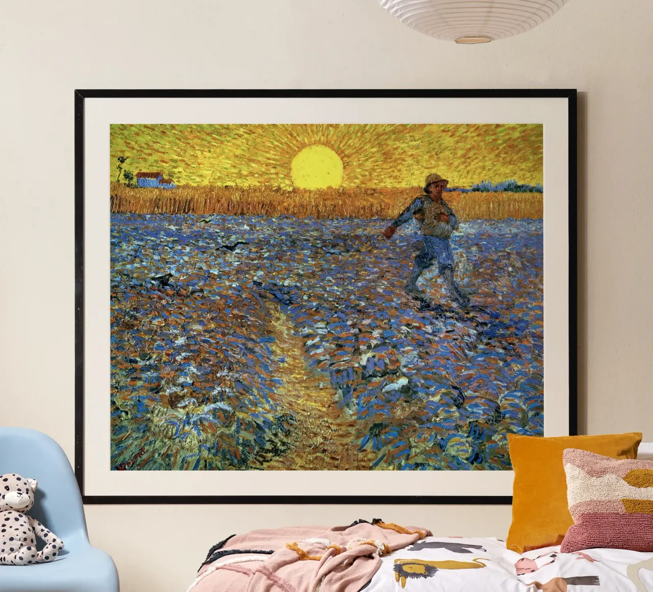 Der Sämann - Vincent van gogh Poster von Sylviepaint