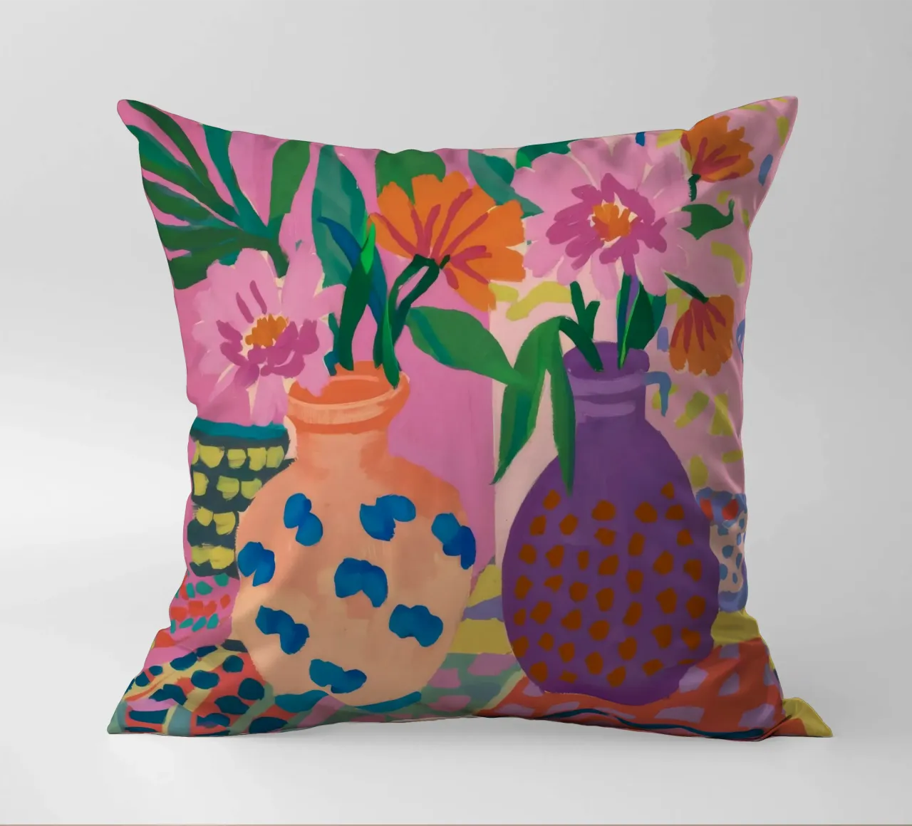 Bouquet Pattern Mix cuscino da Pan Denim