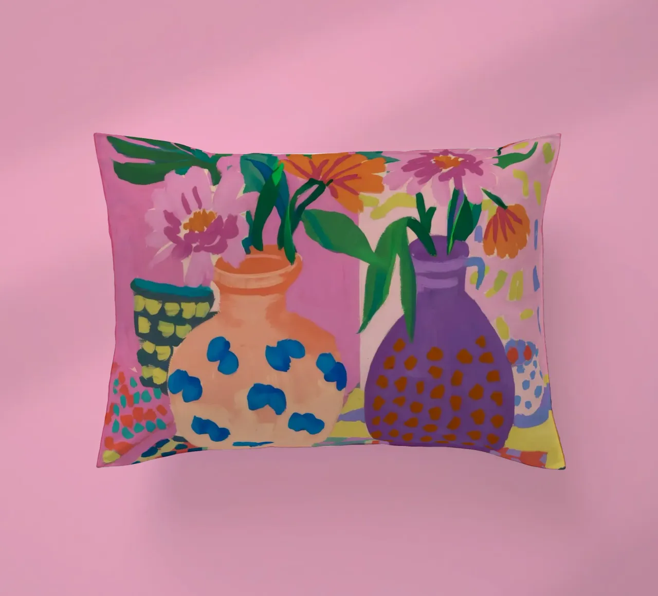 Bouquet Pattern Mix cuscino da Pan Denim