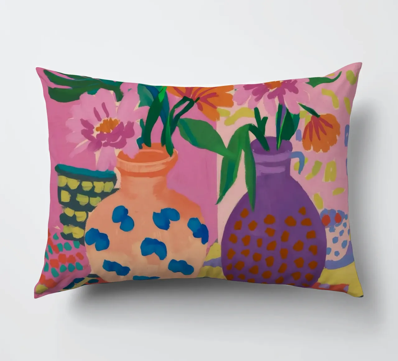 Bouquet Pattern Mix cuscino da Pan Denim