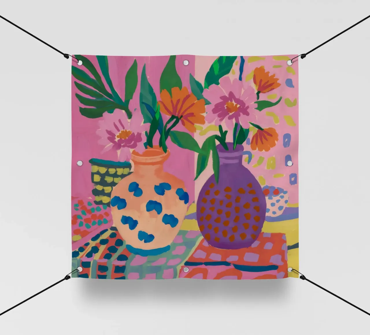 Bouquet Pattern Mix telo in pvc da Pan Denim