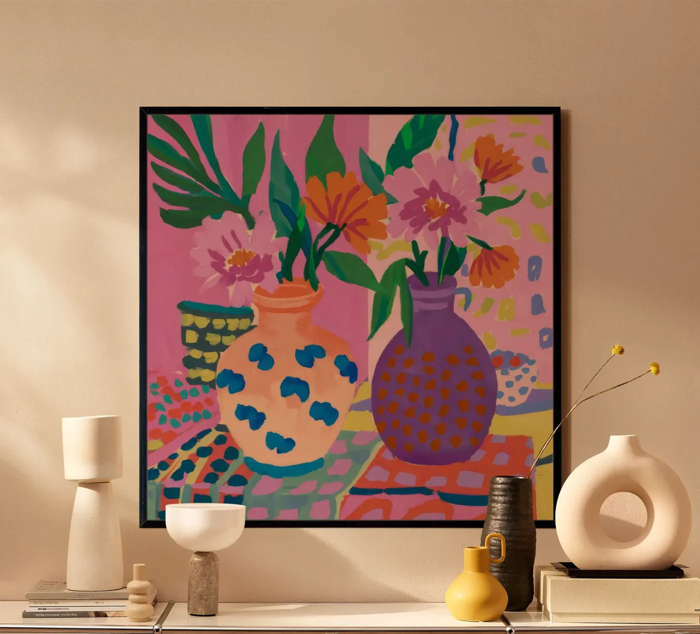 Pattern Mix Bouquet poster by Pan Denim
