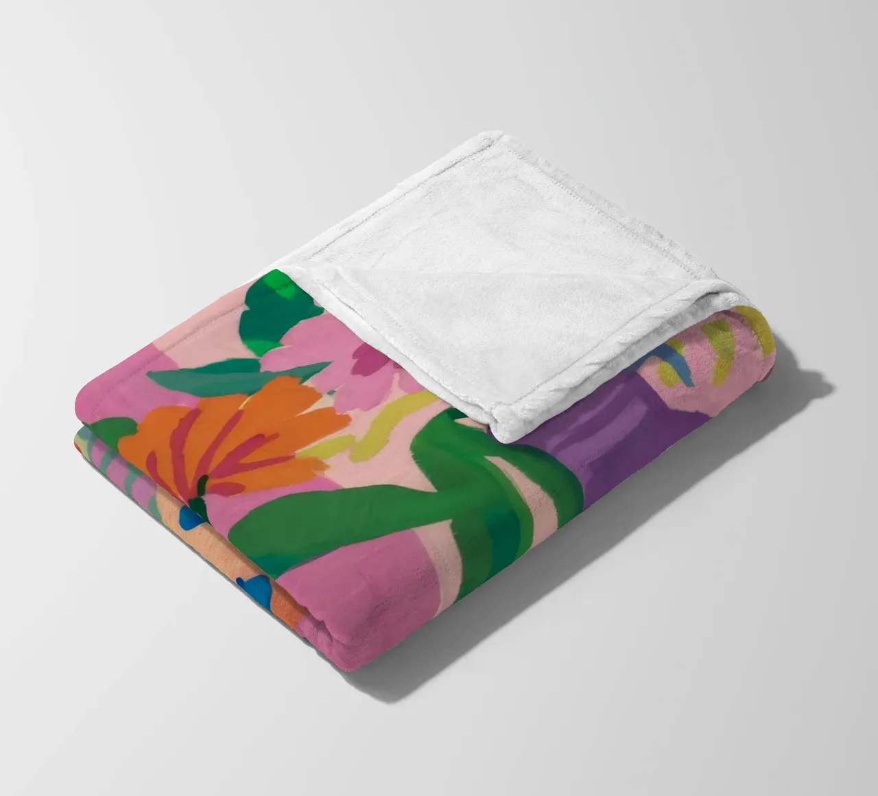Bouquet Pattern Mix coperta in pile da Pan Denim