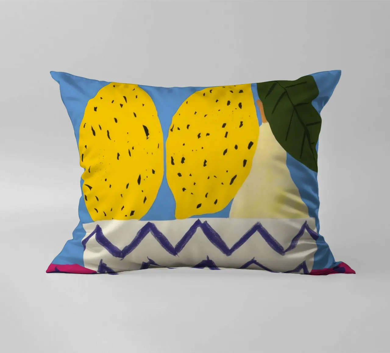 Pere in vaso a zig zag cuscino da Haven Fantasy