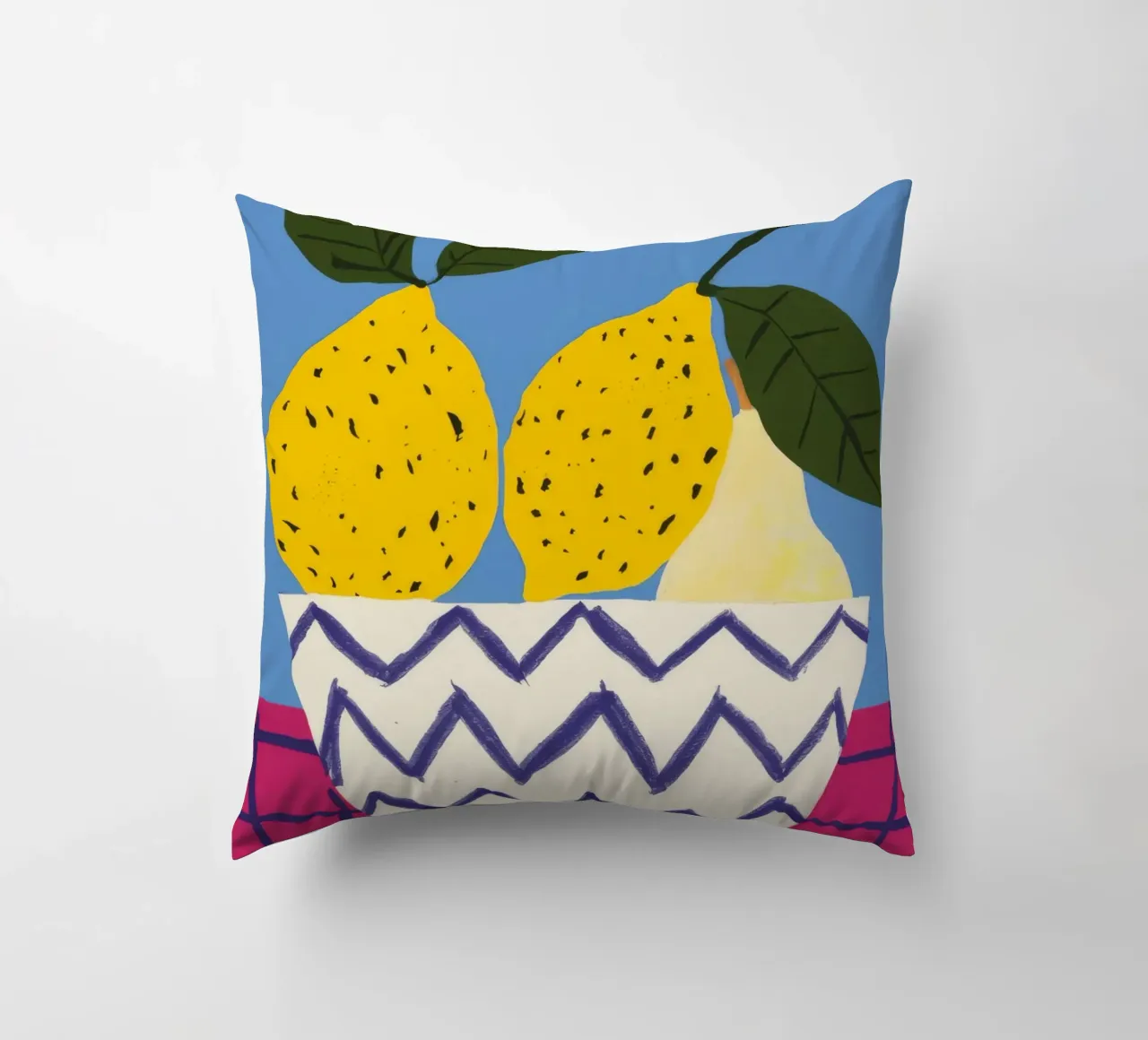 Pere in vaso a zig zag cuscino da Haven Fantasy