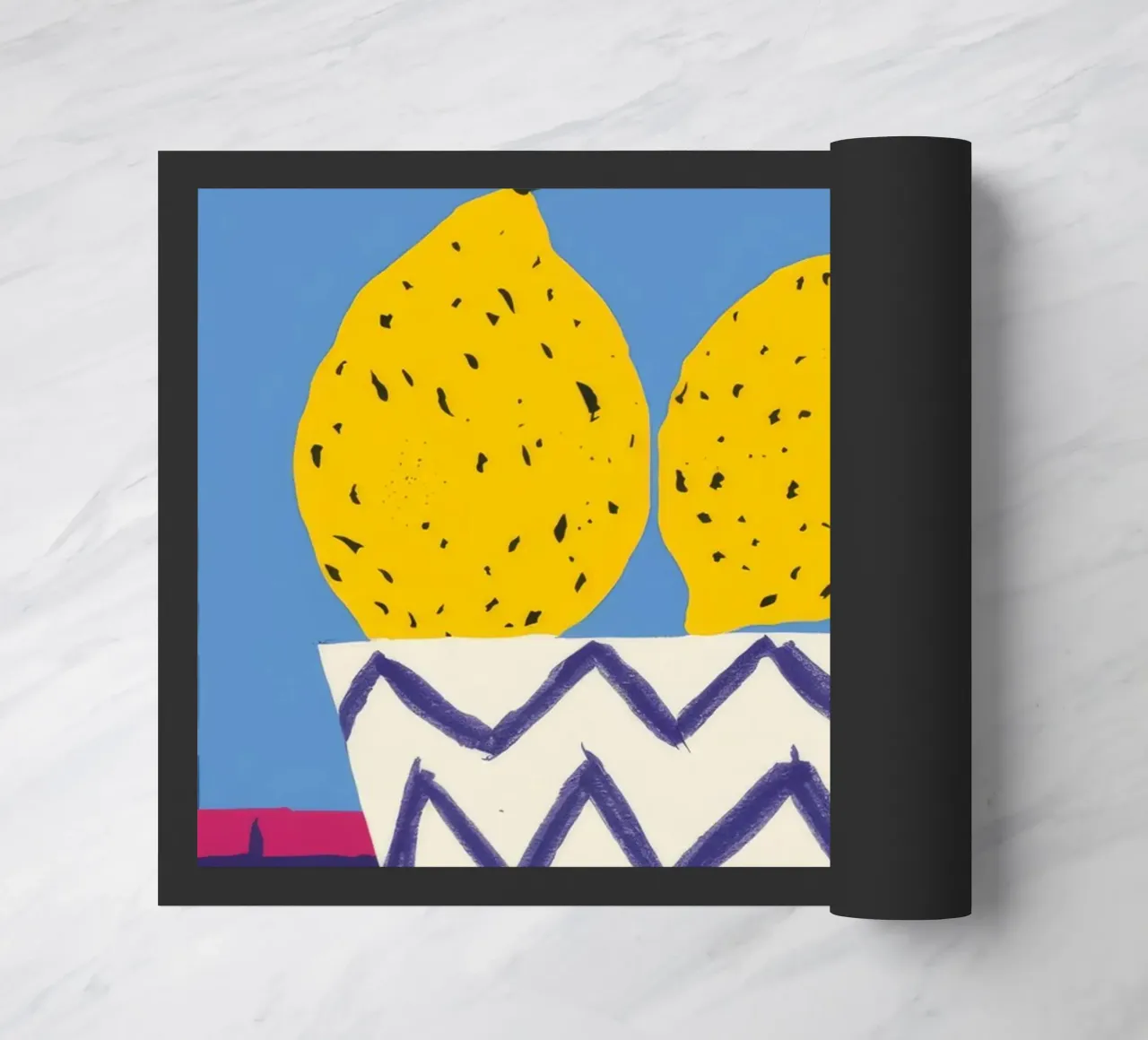 Zigzag Pot Pears doormat by Haven Fantasy