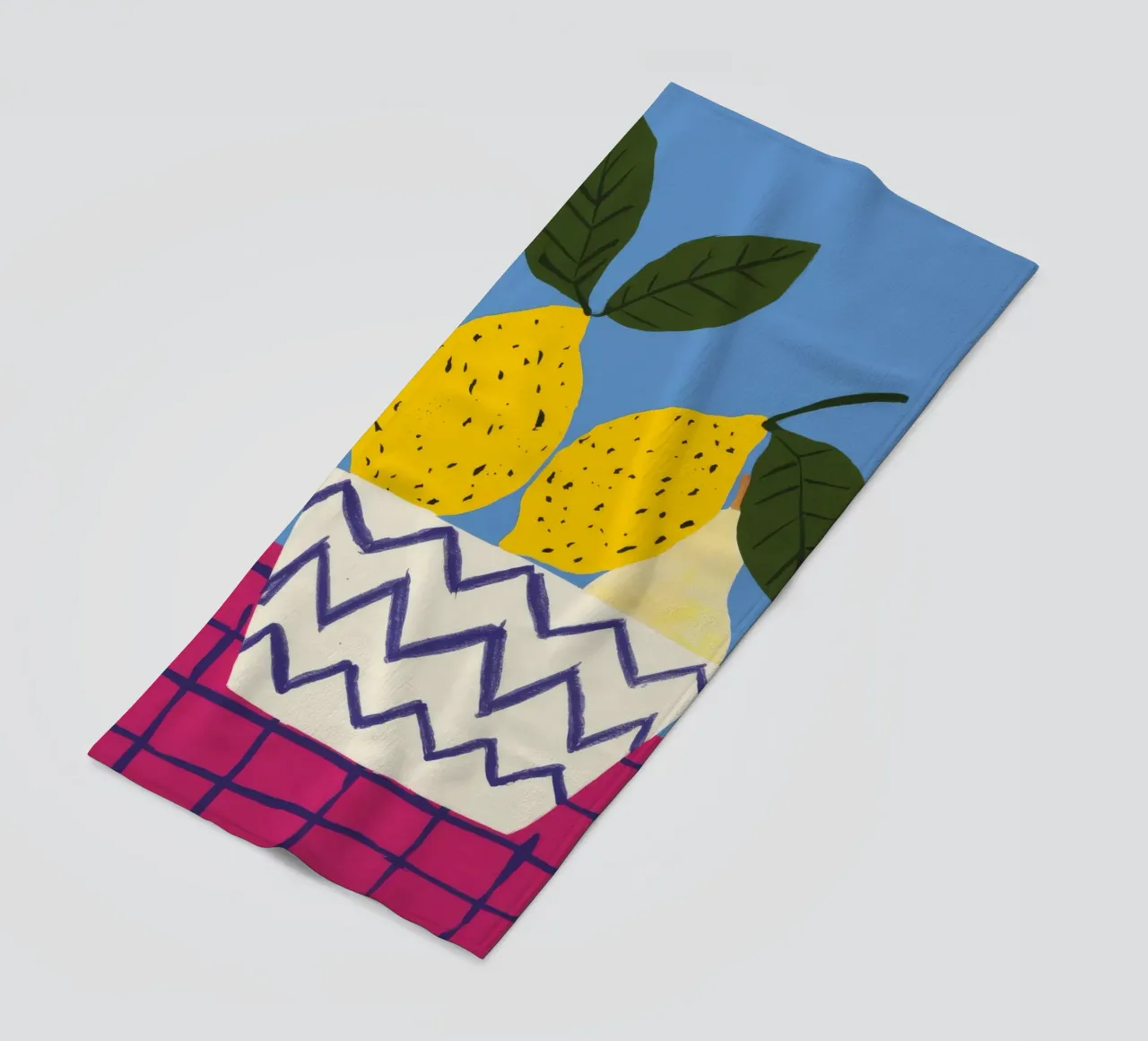 Pere in vaso a zig zag telo mare da Haven Fantasy