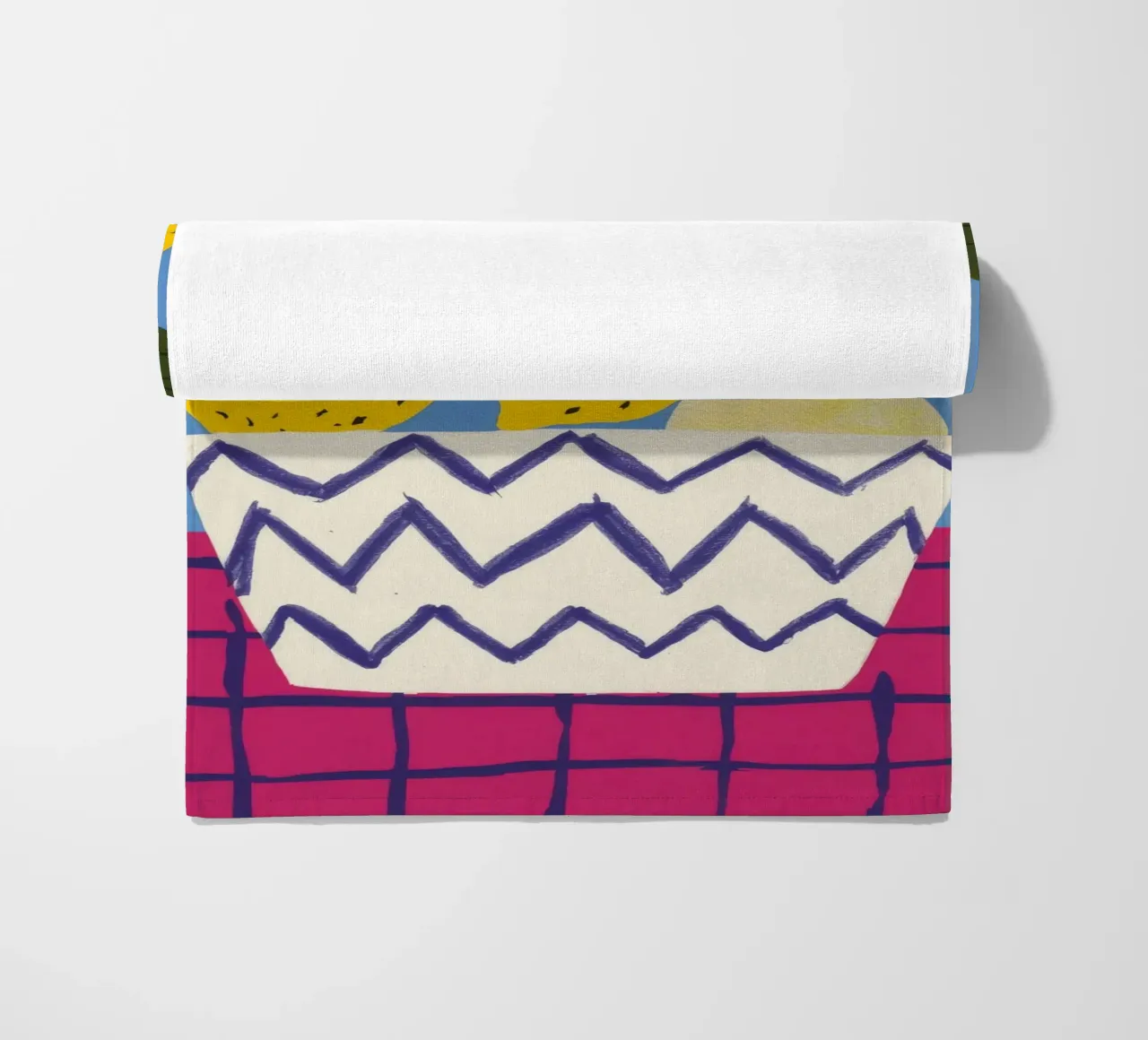 Pere in vaso a zig zag telo mare da Haven Fantasy