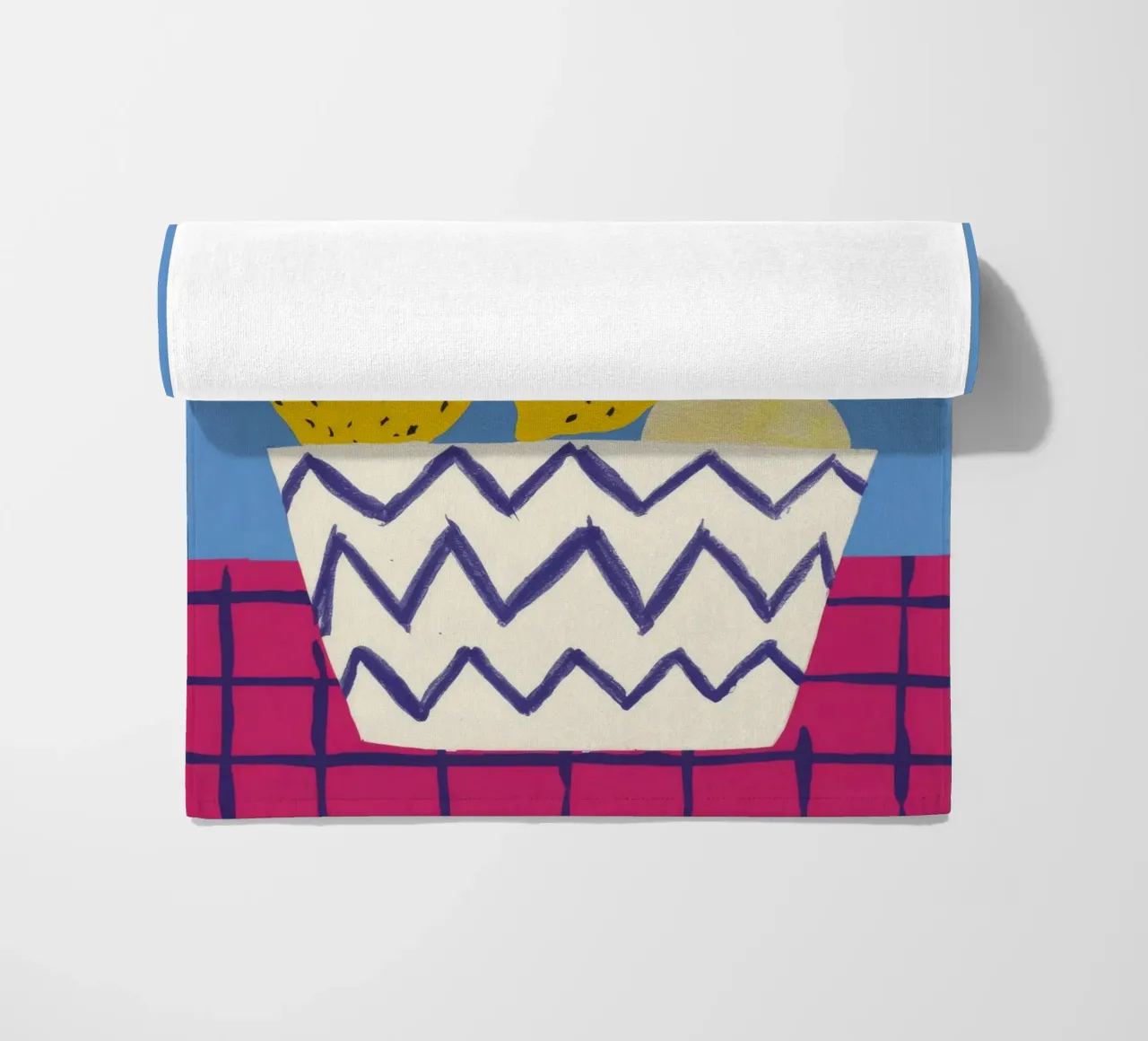 Pere in vaso a zig zag telo mare da Haven Fantasy