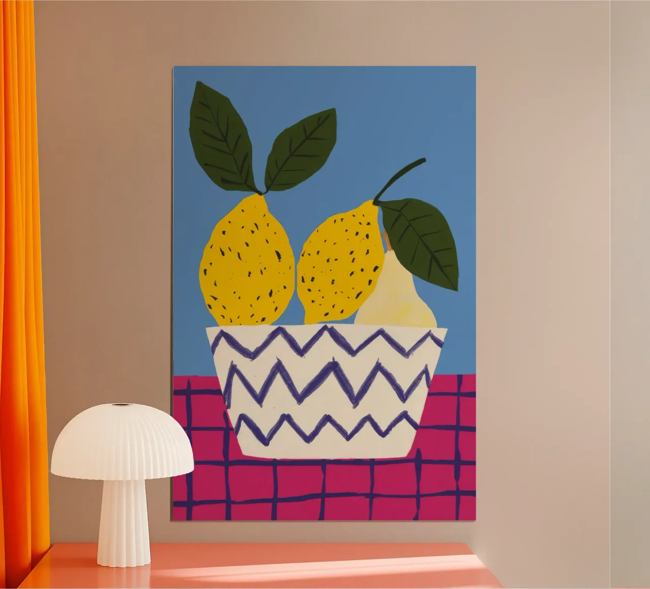 Pere in vaso a zig zag carta hahnemühle da Haven Fantasy