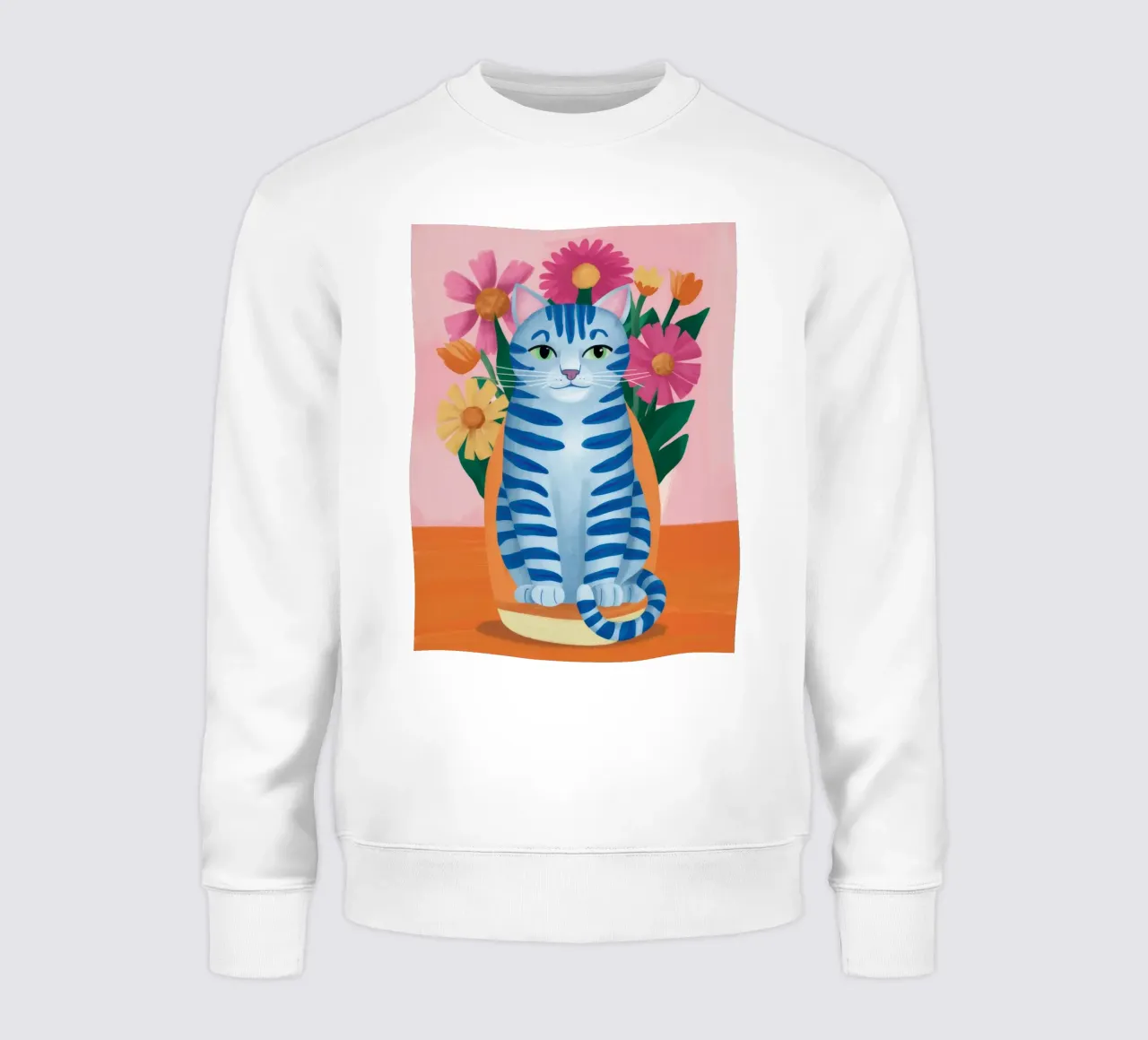 Azzurro Tabby Bloom felpa da Stone Decade