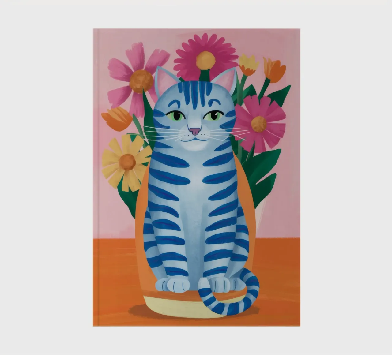 Azure Tabby Bloom notebook by Stone Decade