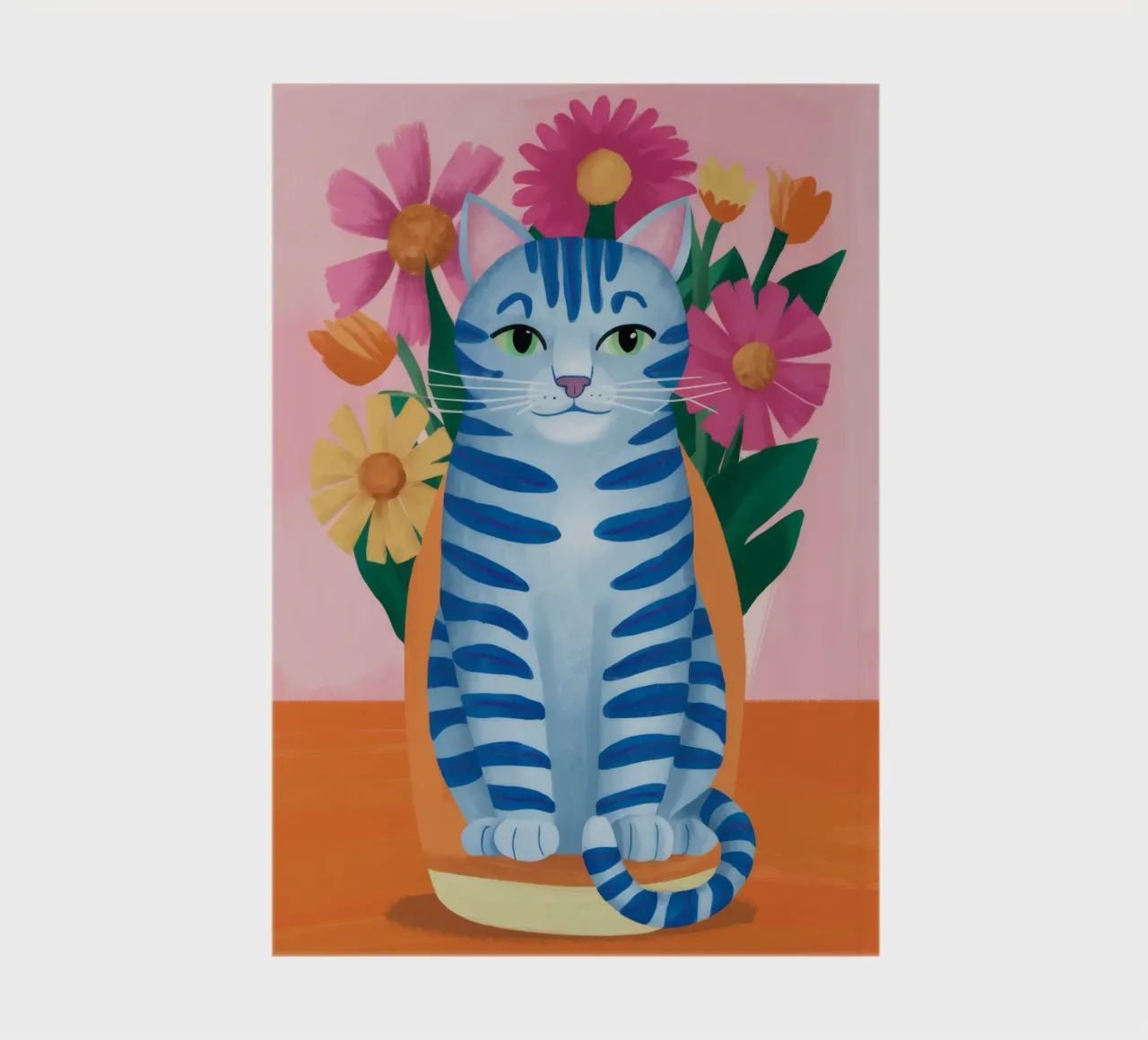 Azure Tabby Bloom notebook by Stone Decade