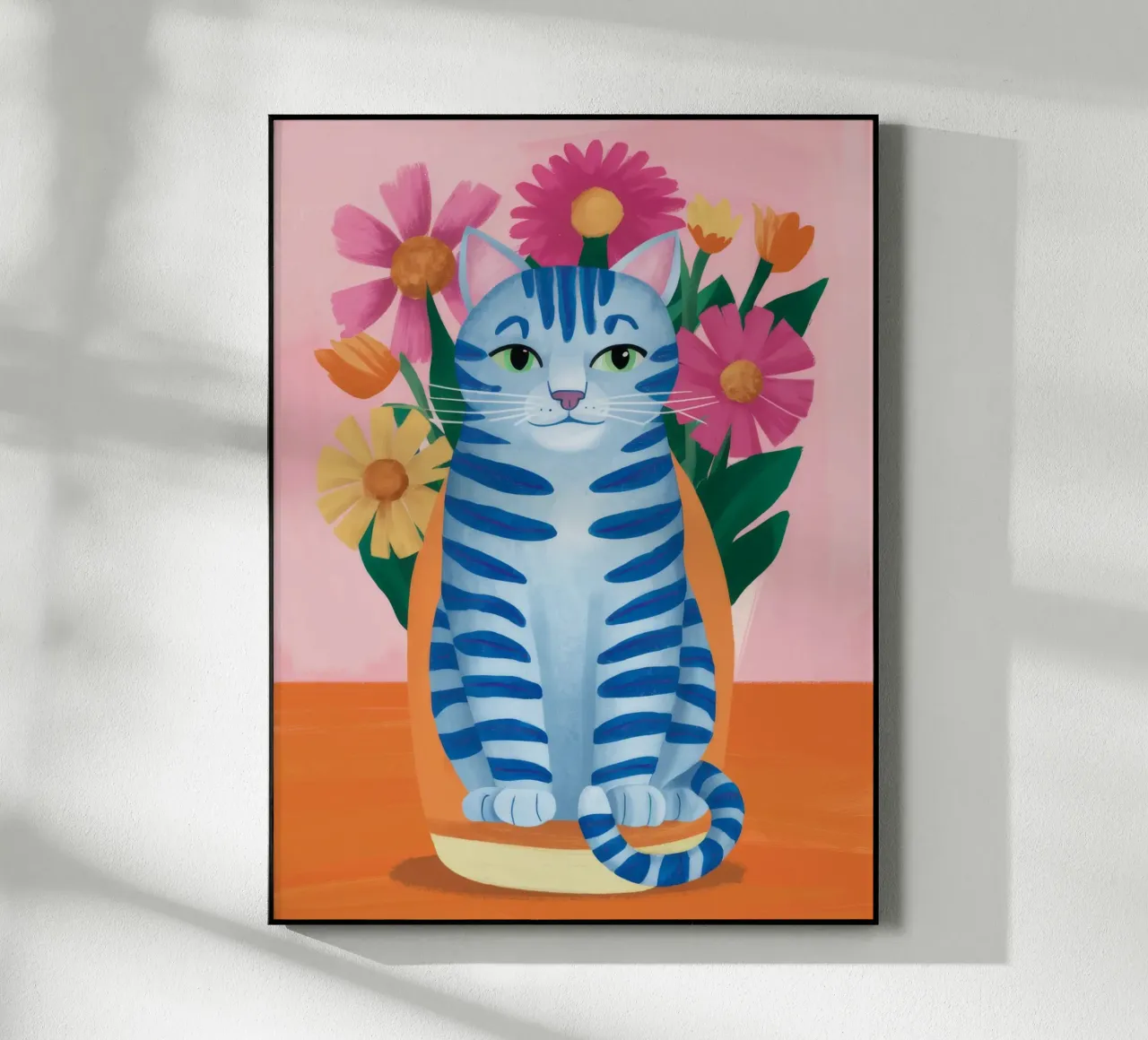 Azzurro Tabby Bloom plexiglass da Stone Decade