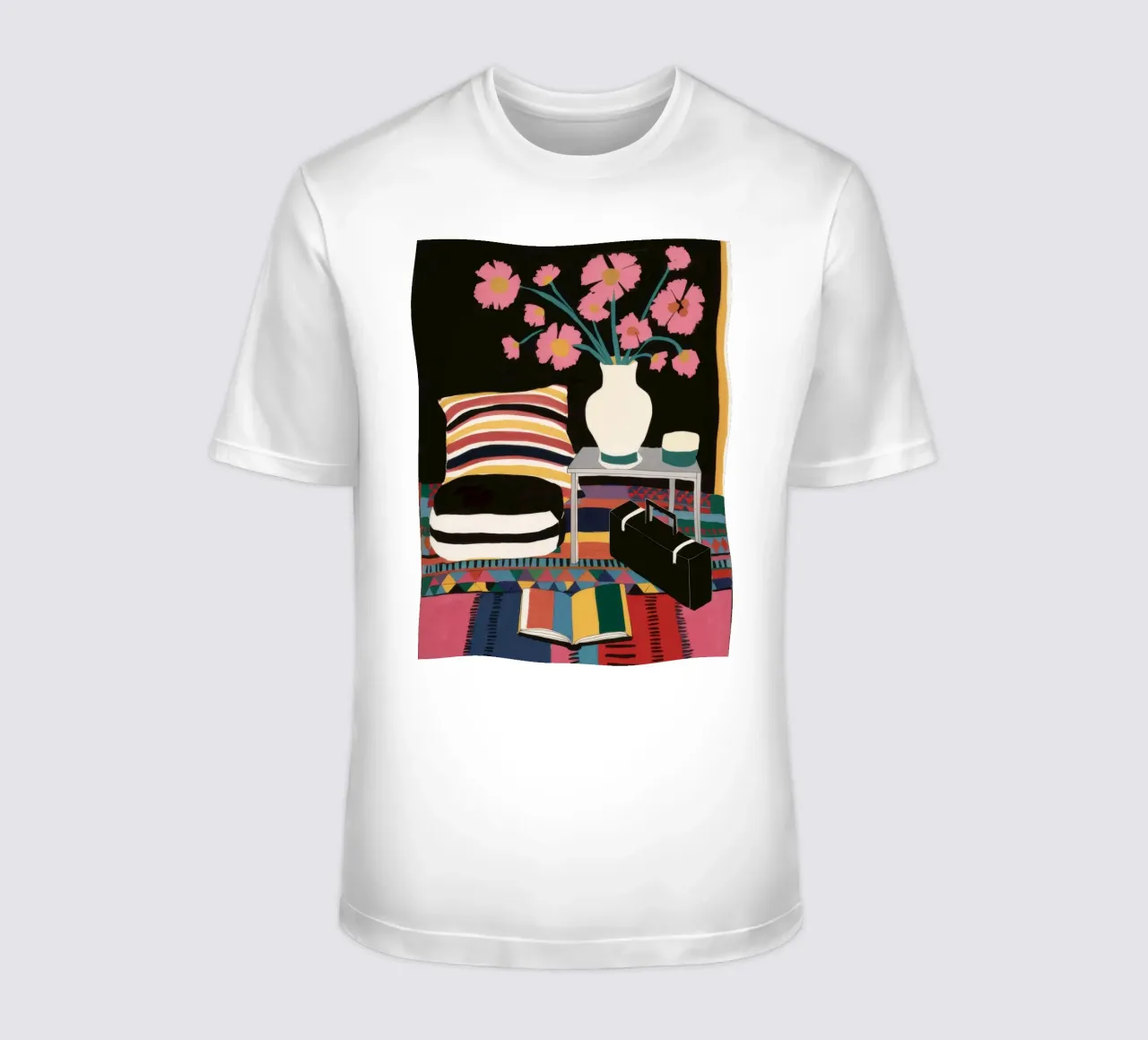 La quiete del mucchio di cuscini t-shirt da Stone Decade