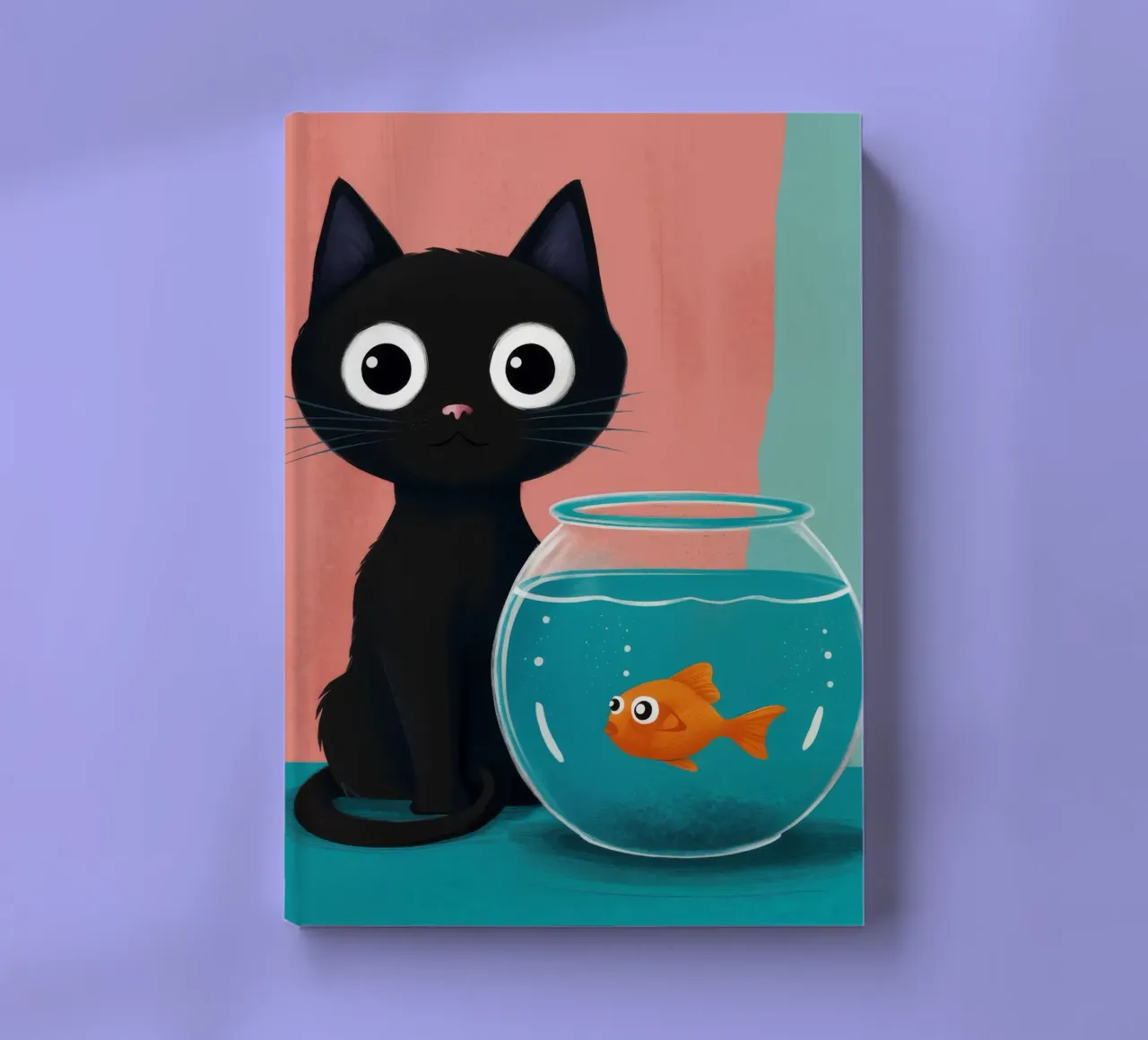 Le regard du bocal du poisson rouge carnet de notes de FadeAura