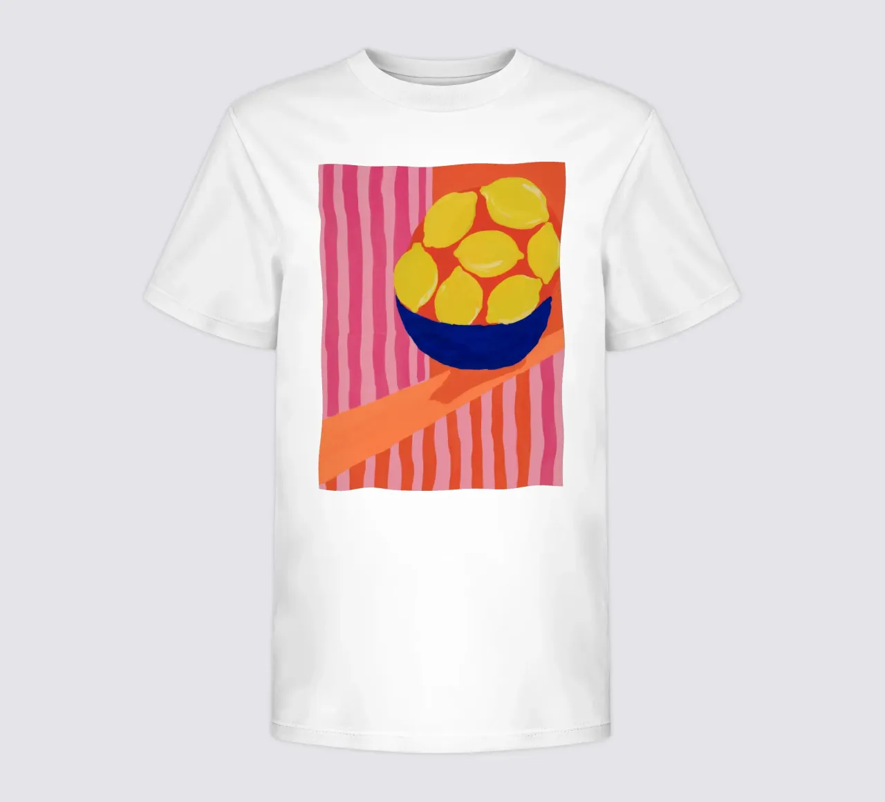 Hand Held Lemon Bowl kids t-shirt by Stone Decade
