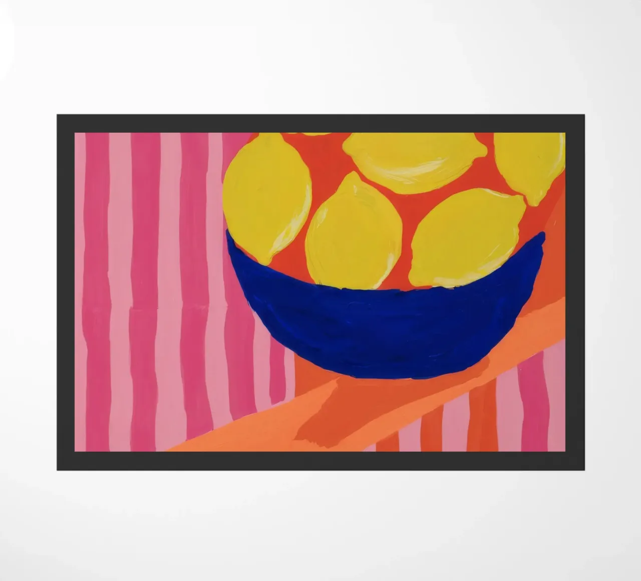 Hand Held Lemon Bowl doormat by Stone Decade