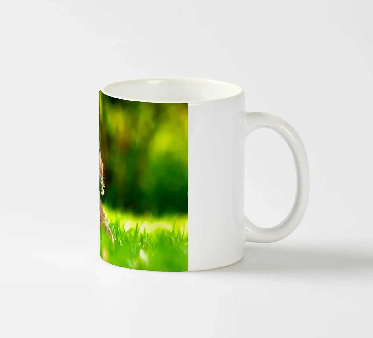 greenery rabbit ceramic mug by animal story home
