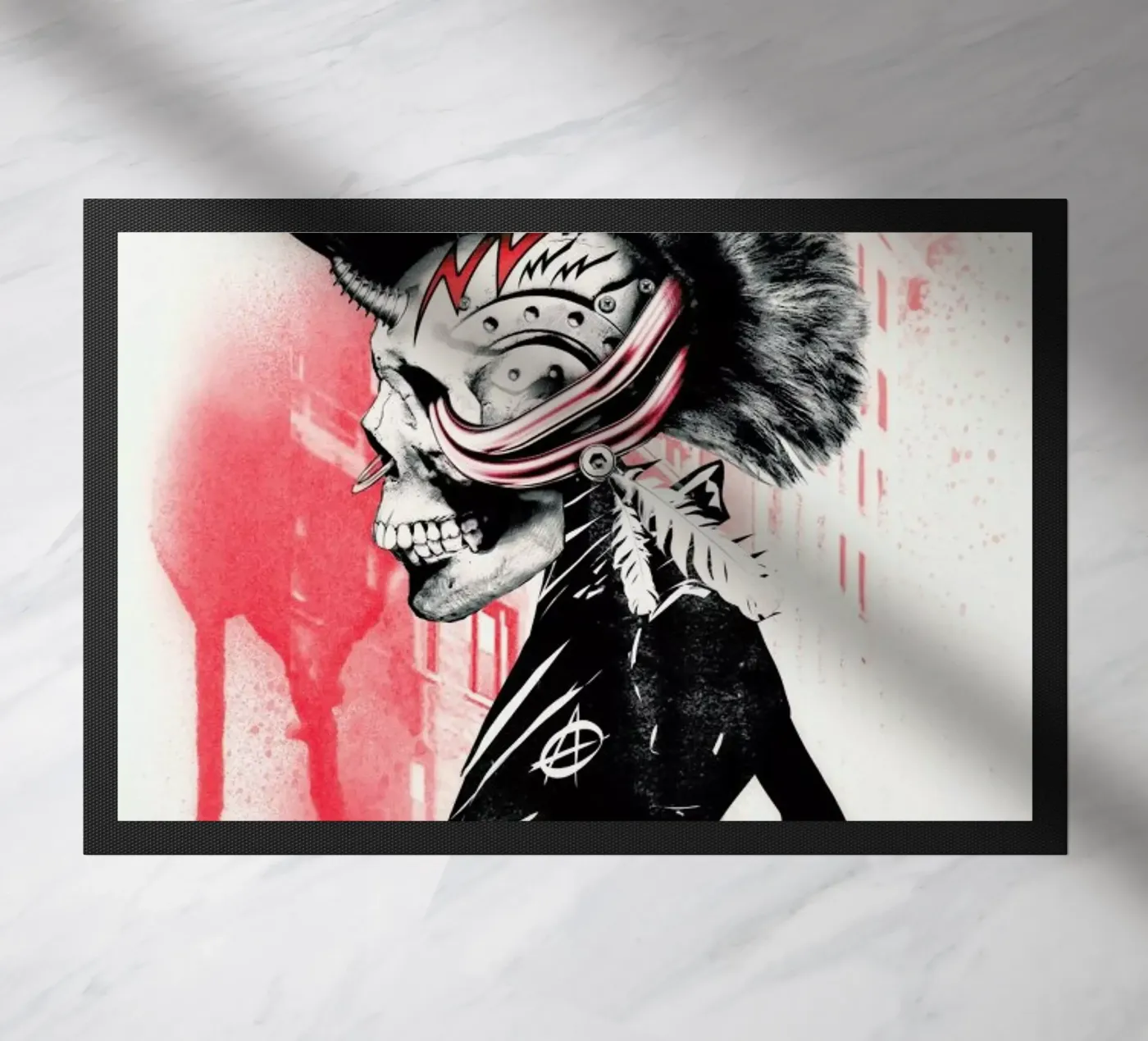 Punk doormat by Ali Gulec