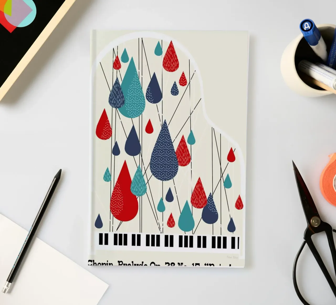 Chopin - Raindrop Prelude by Prelude Posters diario da Prelude Posters