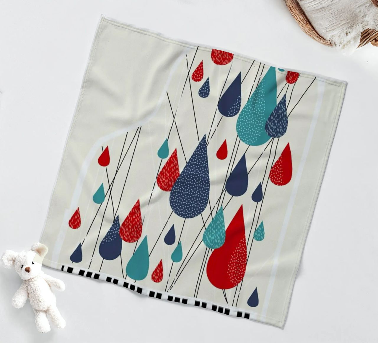 Chopin - Raindrop Prelude by Prelude Posters coperta in pile da Prelude Posters
