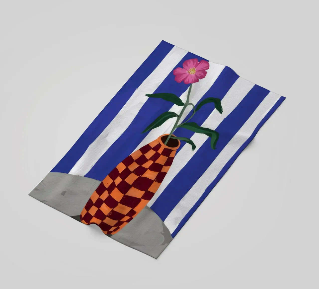 Ananas Stripe Stillness telo mare da Haven Fantasy