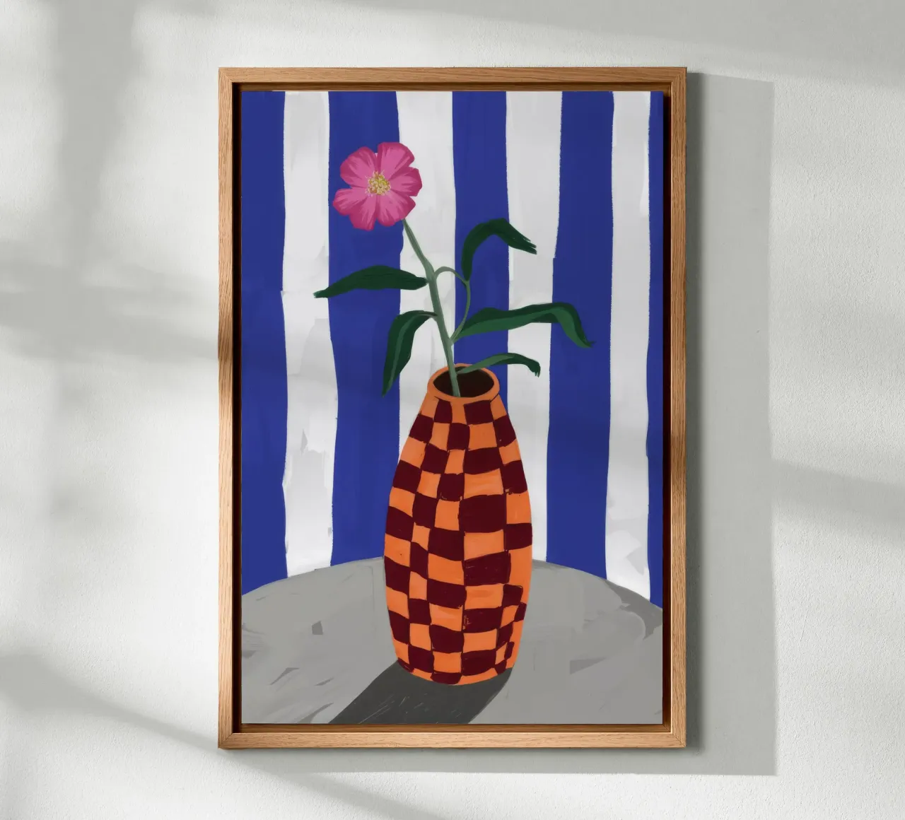 Ananas Stripe Stillness alluminio dibond da Haven Fantasy