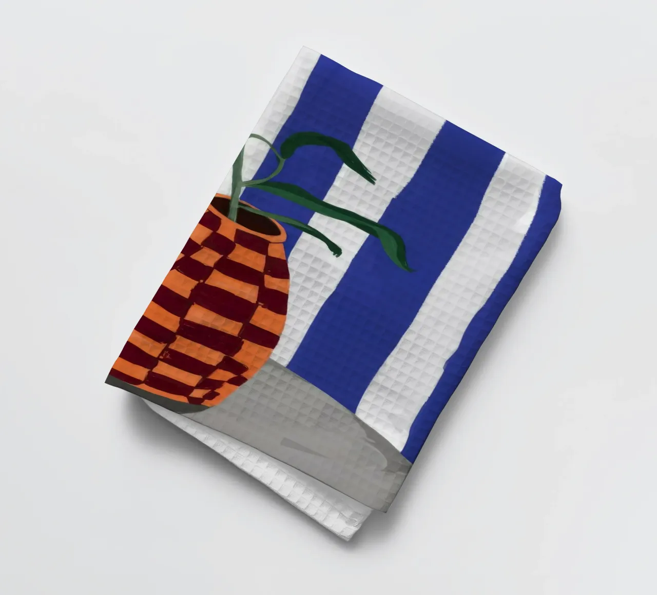 Ananas Stripe Stillness canovaccio da cucina da Haven Fantasy