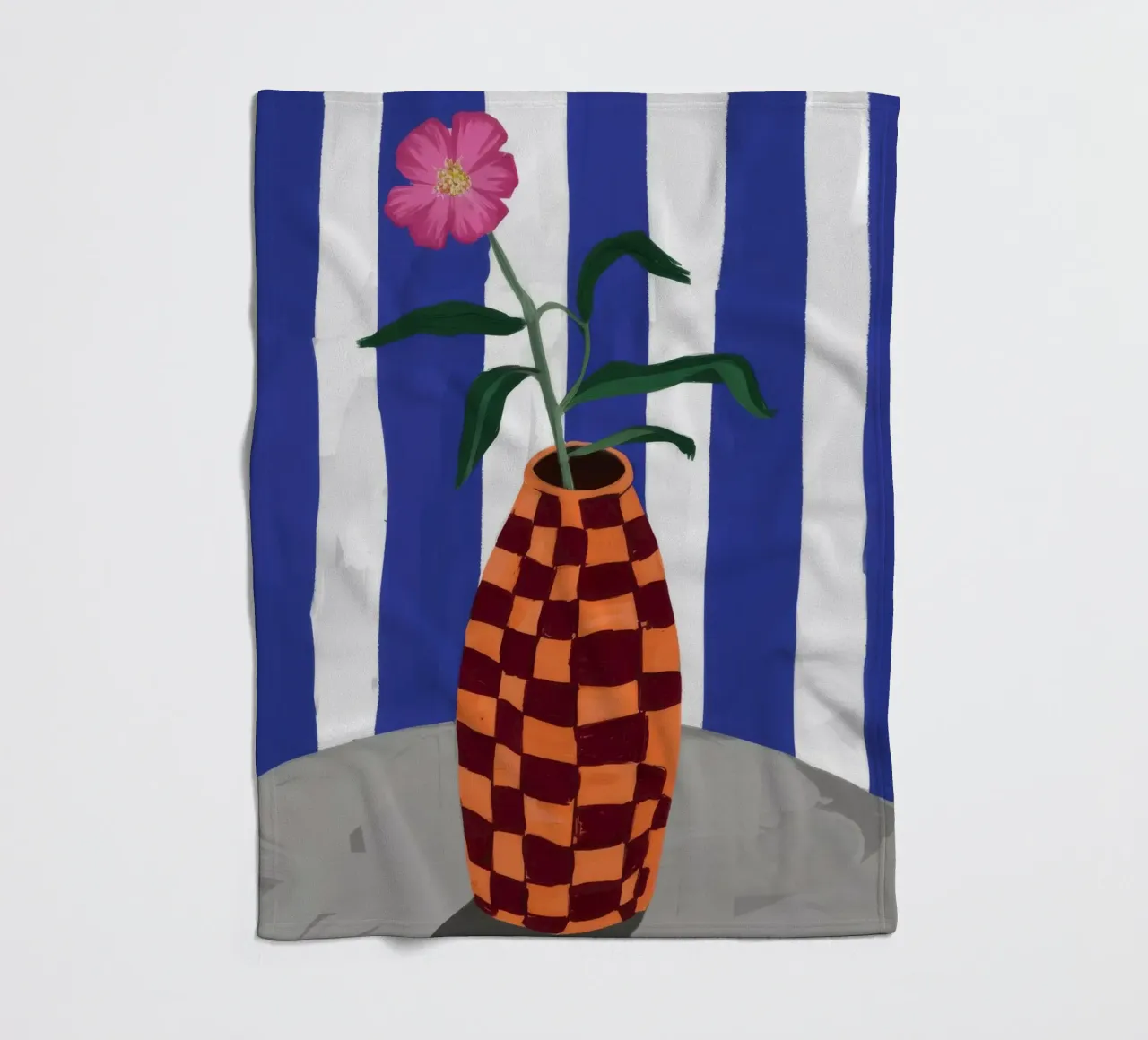 Ananas Stripe Stillness coperta in pile da Haven Fantasy