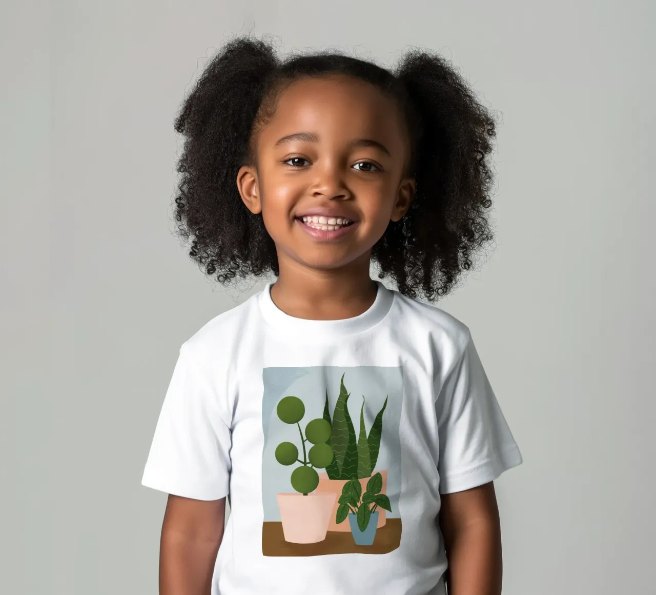 Potted Plant Duo kids t-shirt by Haven Fantasy