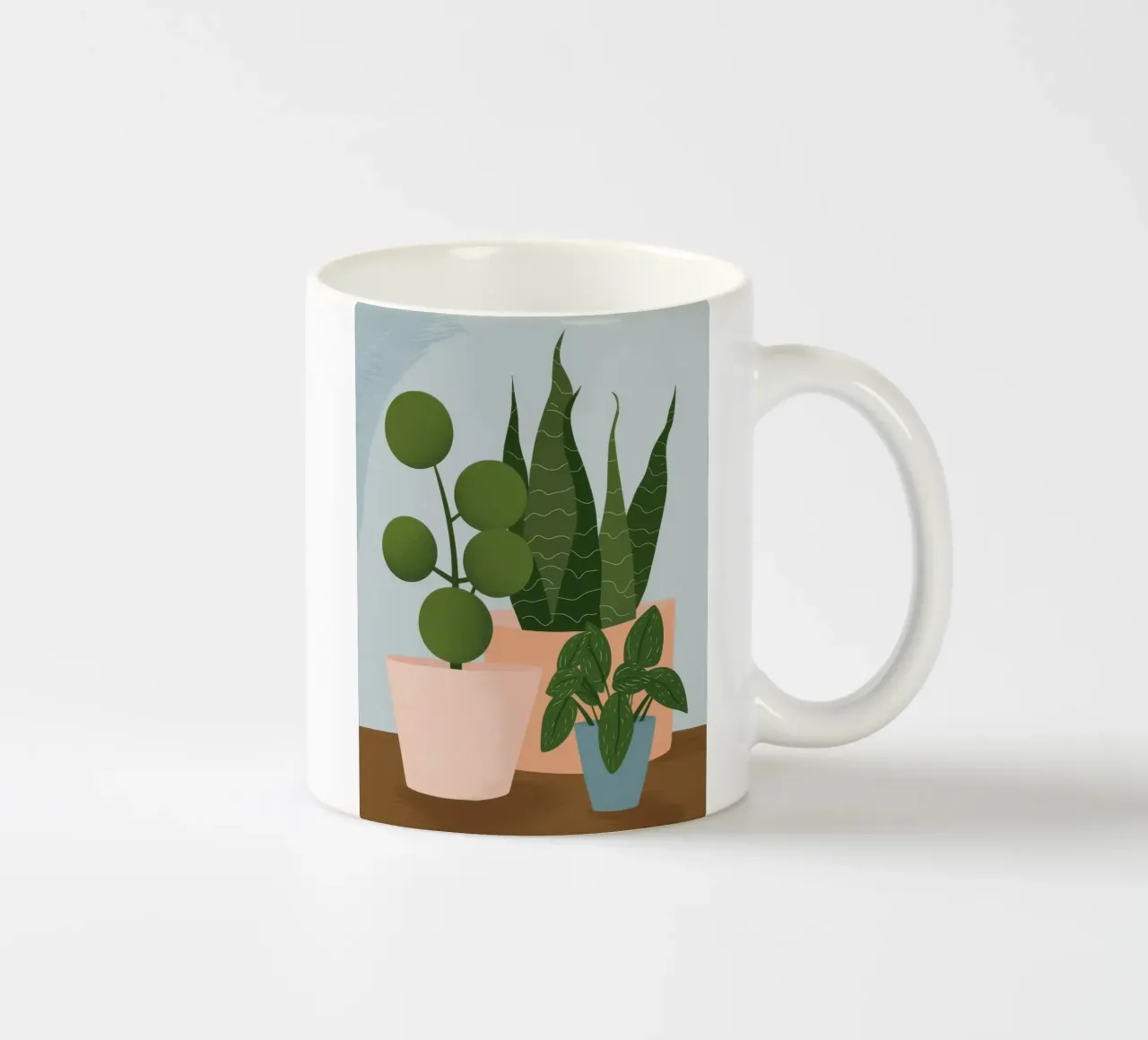 Duo di piante in vaso tazza in ceramica da Haven Fantasy