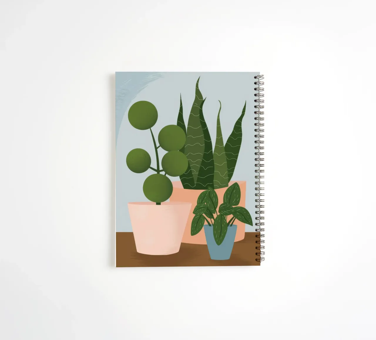 Potted Plant Duo spiral notebook by Haven Fantasy