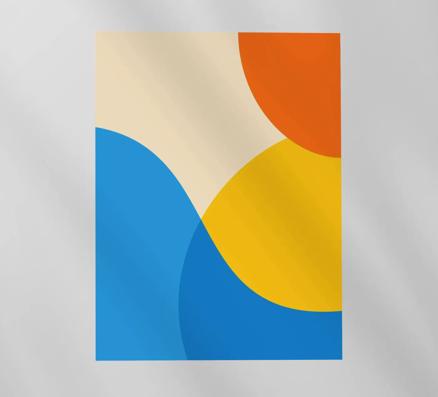 geometry circle overlapping backlit film by pastel color shape