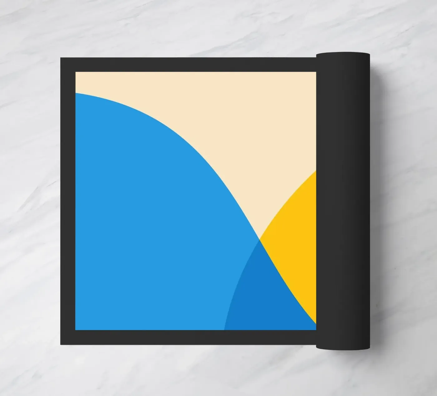 geometria cerchio sovrapposto zerbino da pastel color shape