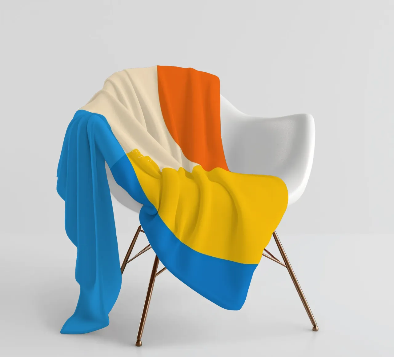 Geometrie Kreis überschneidend Fleecedecke von pastel color shape