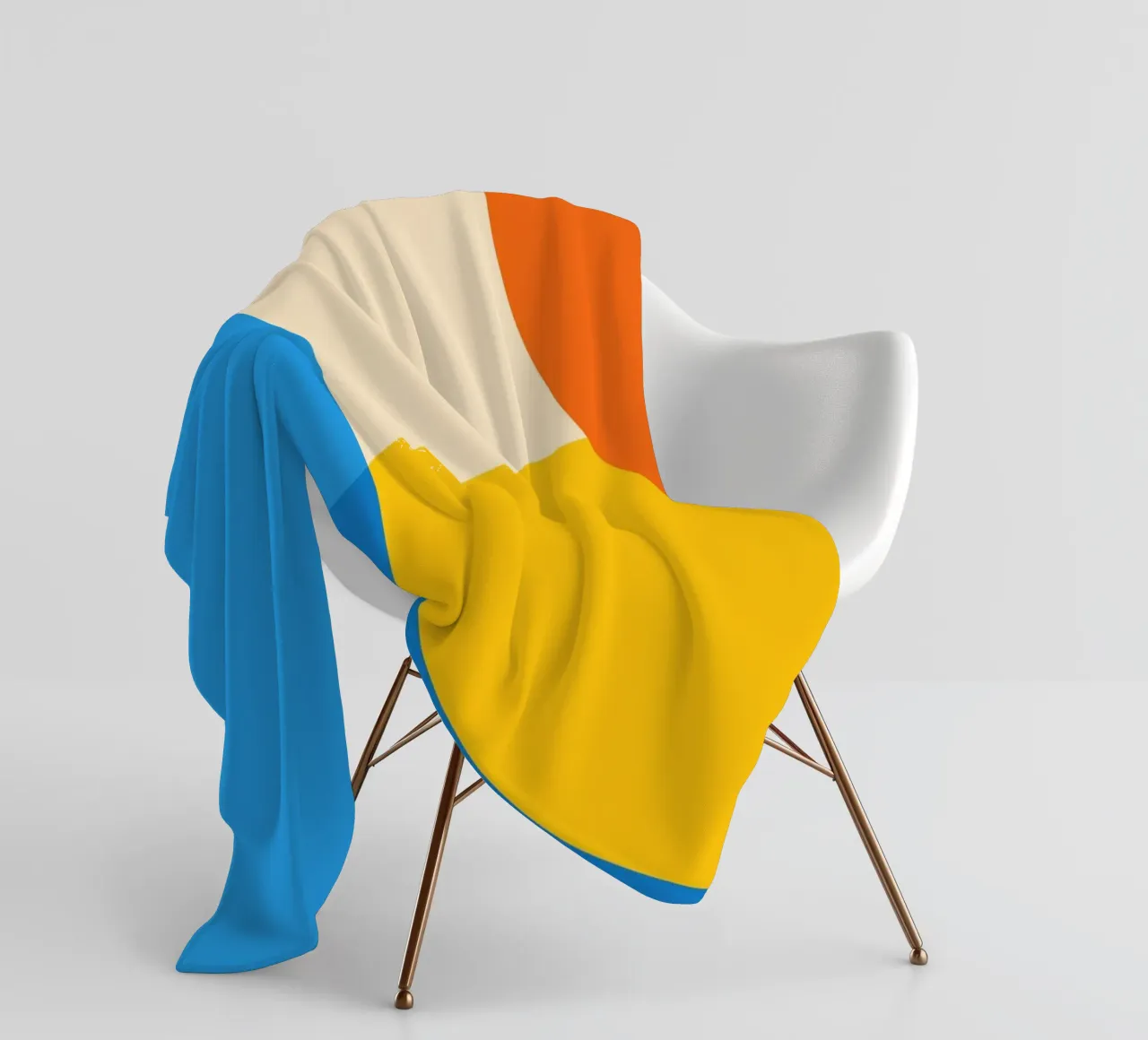 Geometrie Kreis überschneidend Fleecedecke von pastel color shape