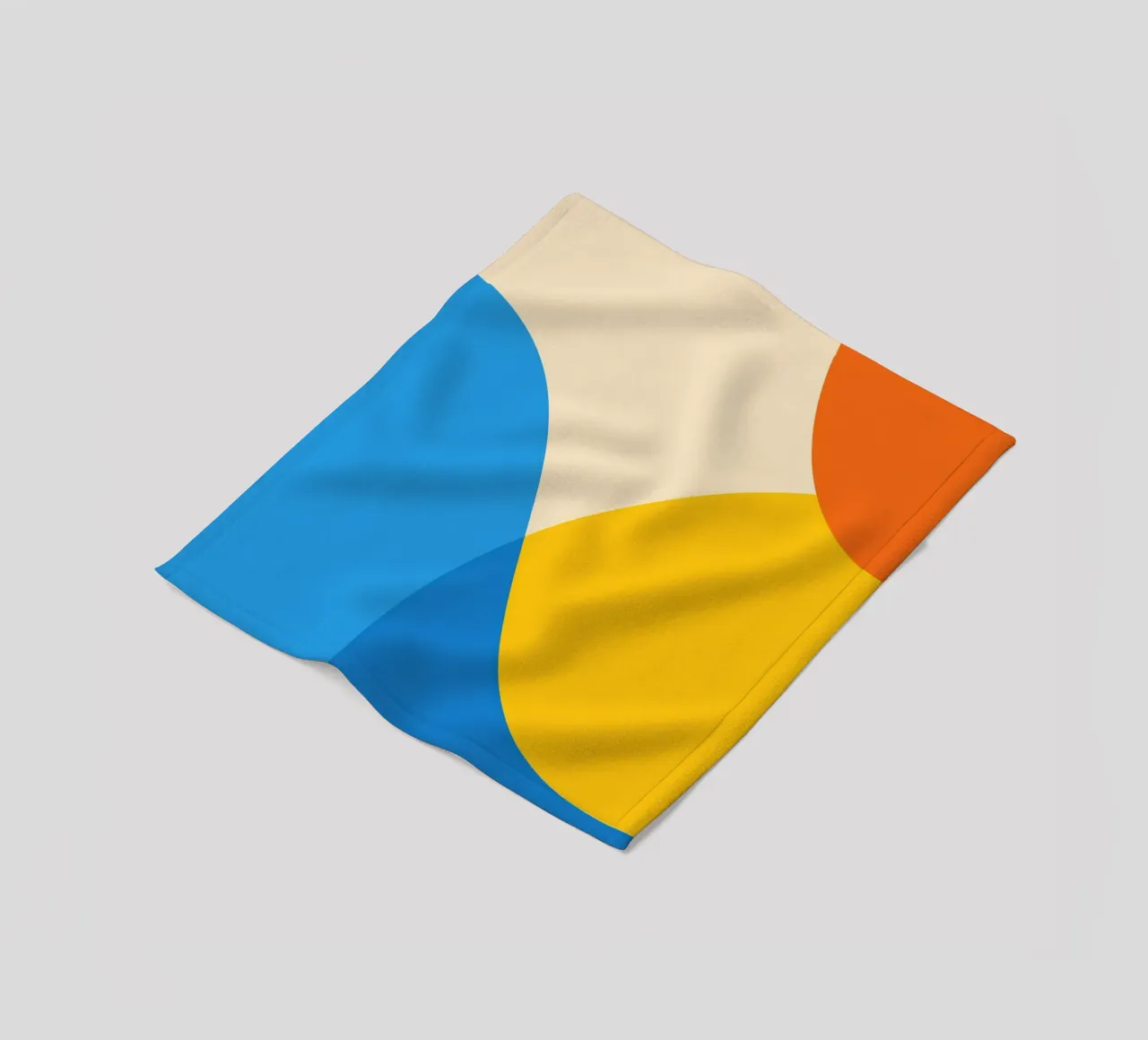 Geometrie Kreis überschneidend Fleecedecke von pastel color shape