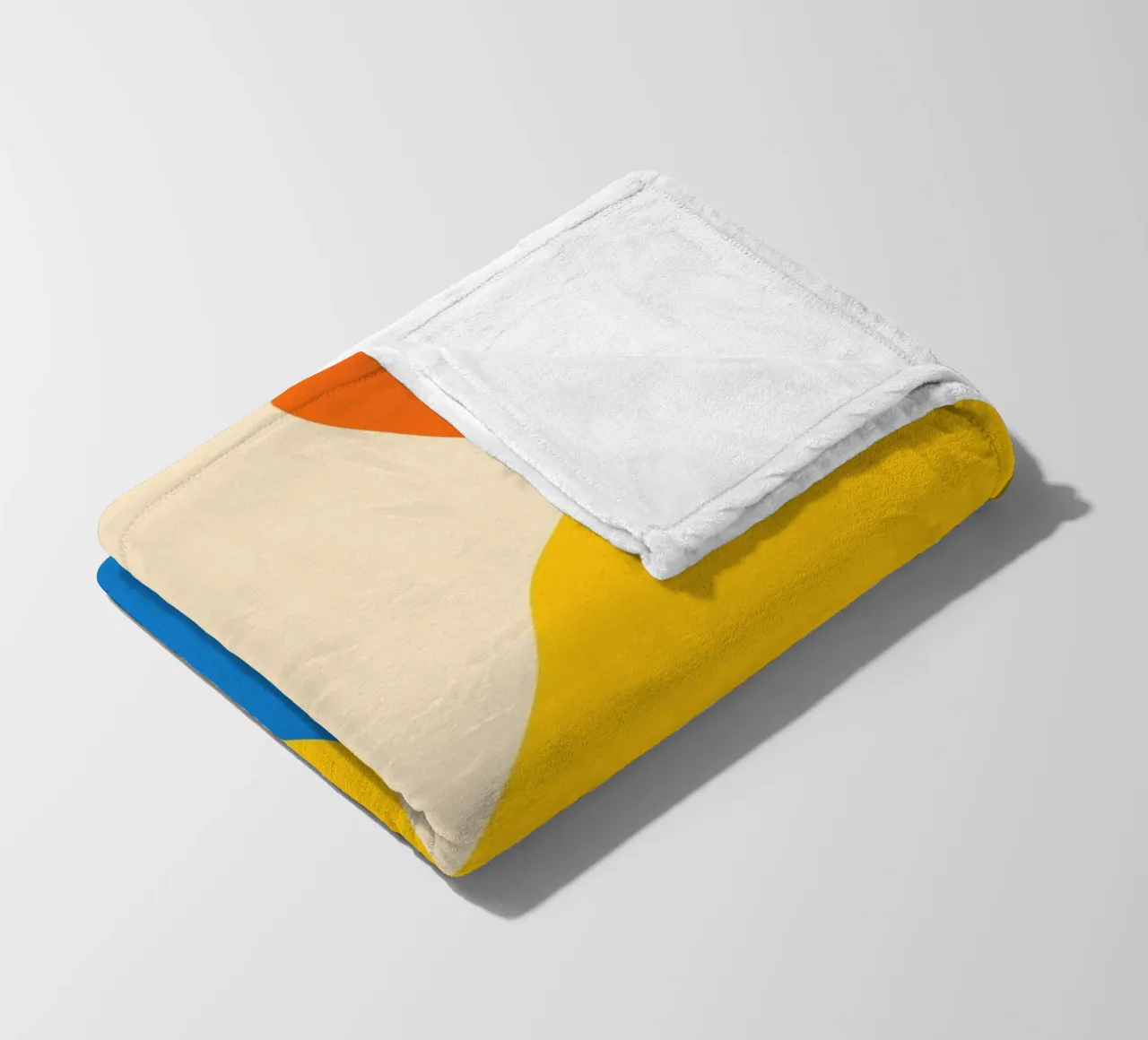 Geometrie Kreis überschneidend Fleecedecke von pastel color shape