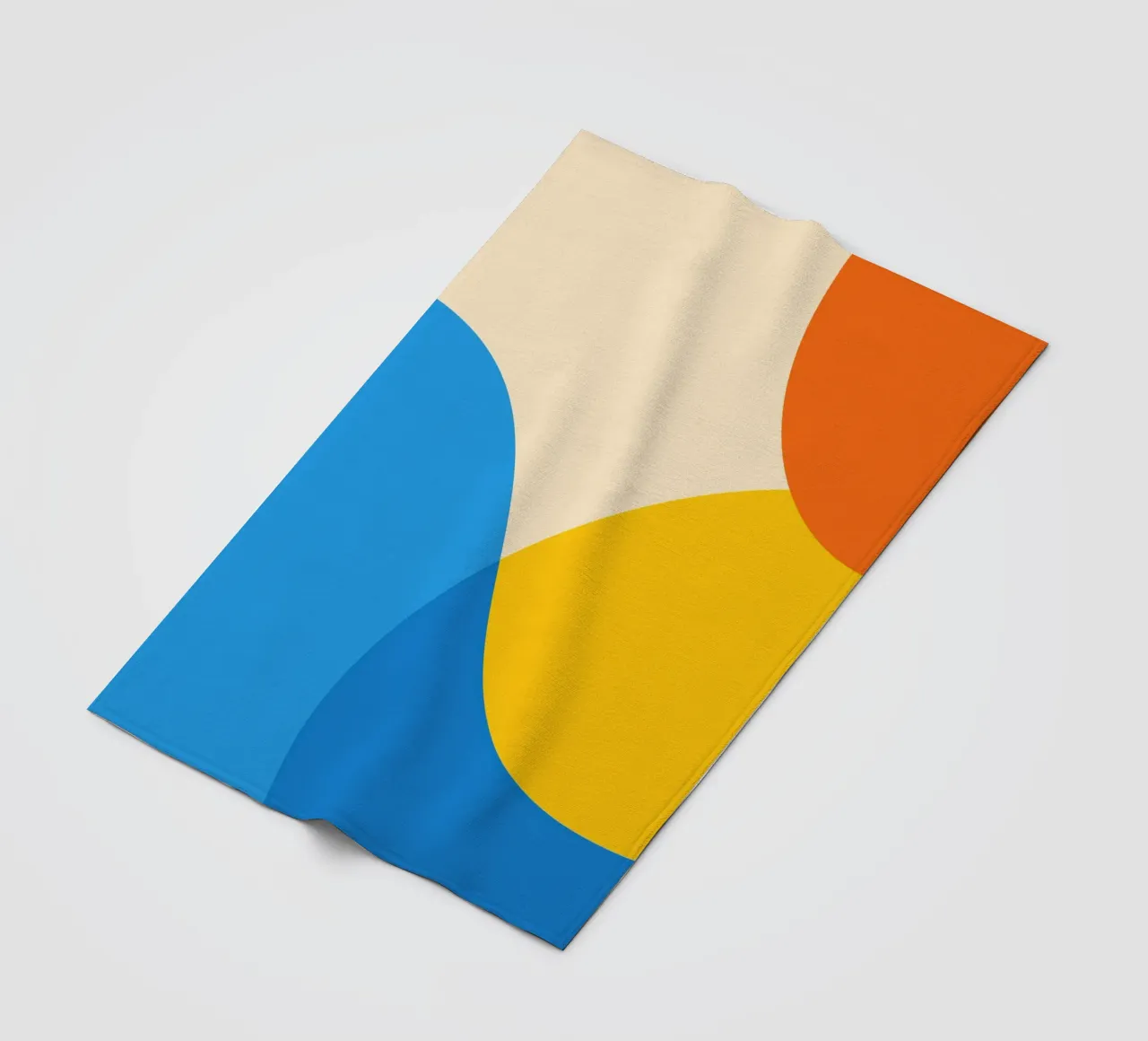 Geometrie Kreis überschneidend Fleecedecke von pastel color shape