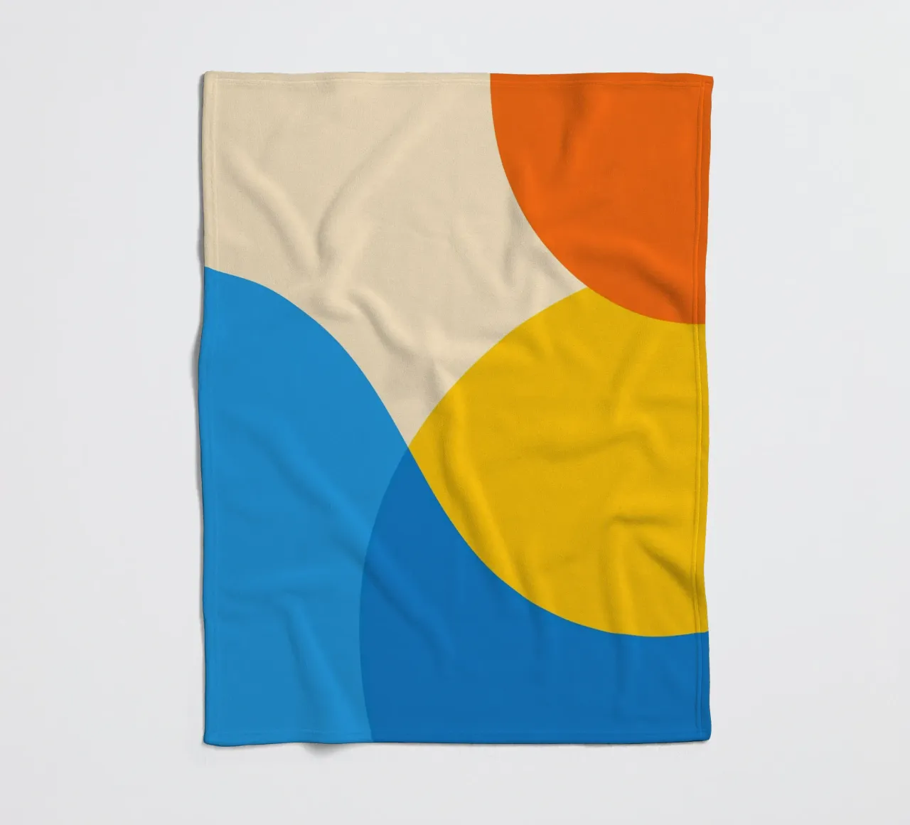 Geometrie Kreis überschneidend Fleecedecke von pastel color shape