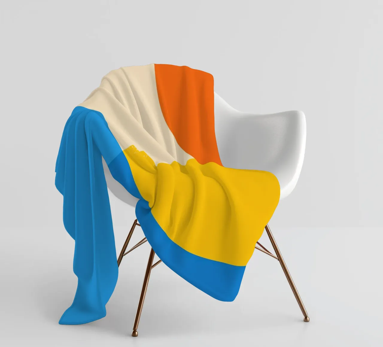 Geometrie Kreis überschneidend Fleecedecke von pastel color shape