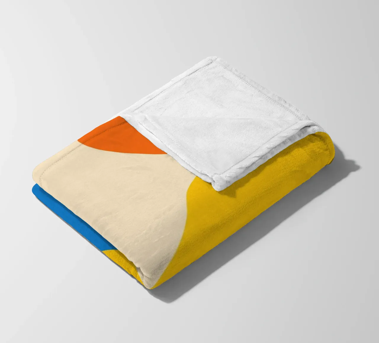 Geometrie Kreis überschneidend Fleecedecke von pastel color shape