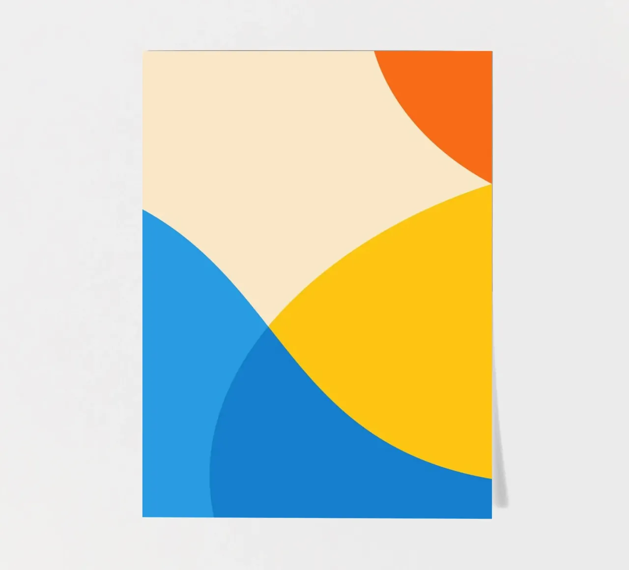 geometry circle overlapping sticker sheet by pastel color shape