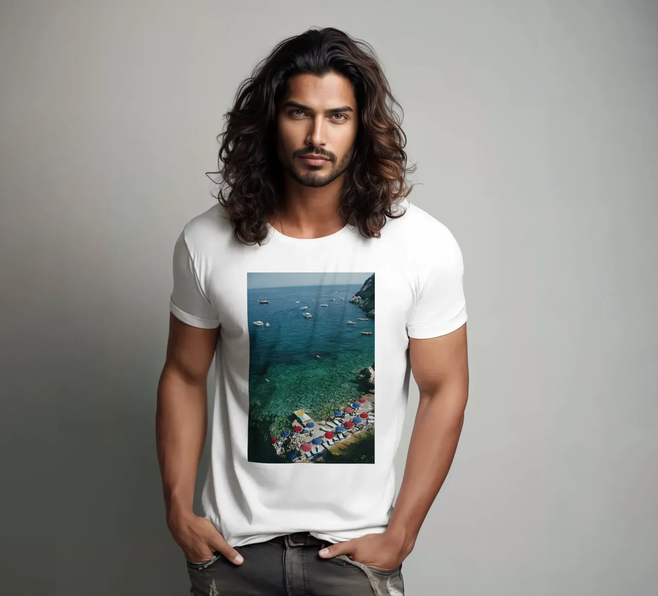View From Il Pellicano - Slim Aarons t-shirt da Chrisvintage