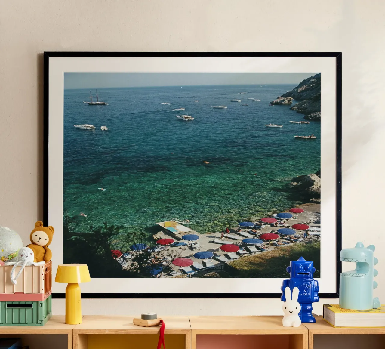 View From Il Pellicano - Slim Aarons carta hahnemühle da Chrisvintage