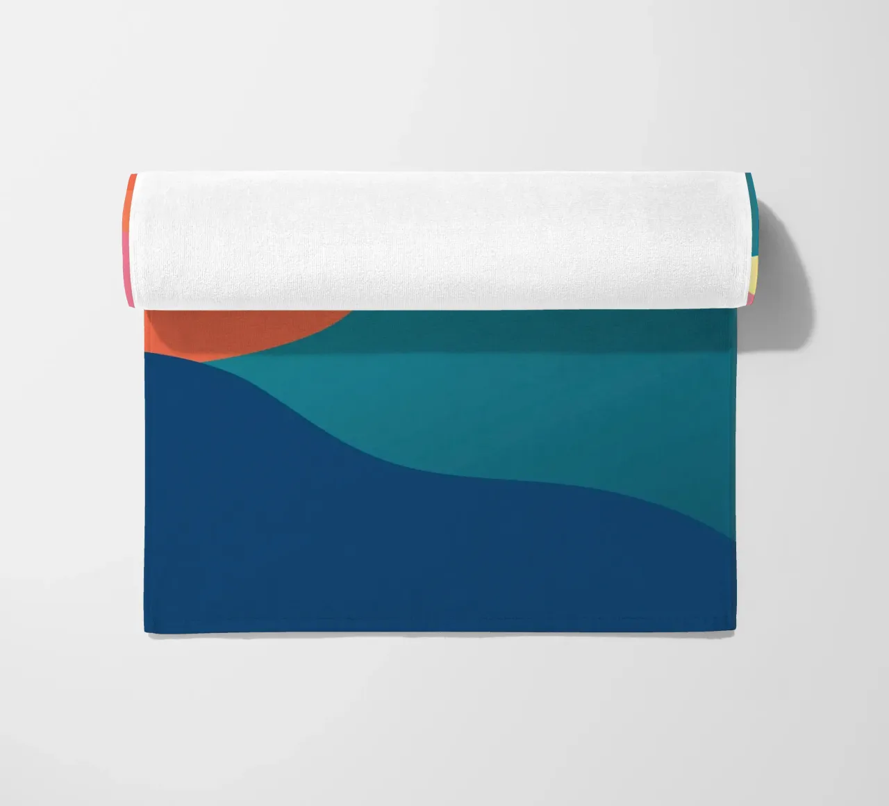 mountains gradient telo mare da pastel color shape