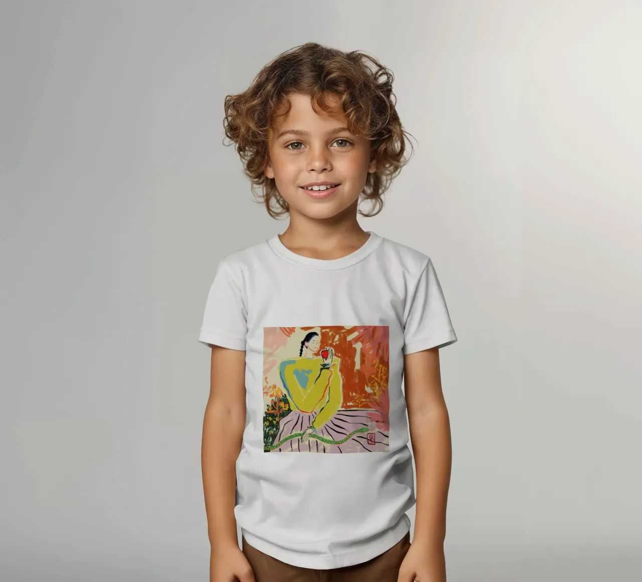 Eve t-shirt bambini da Sandra Poliakov